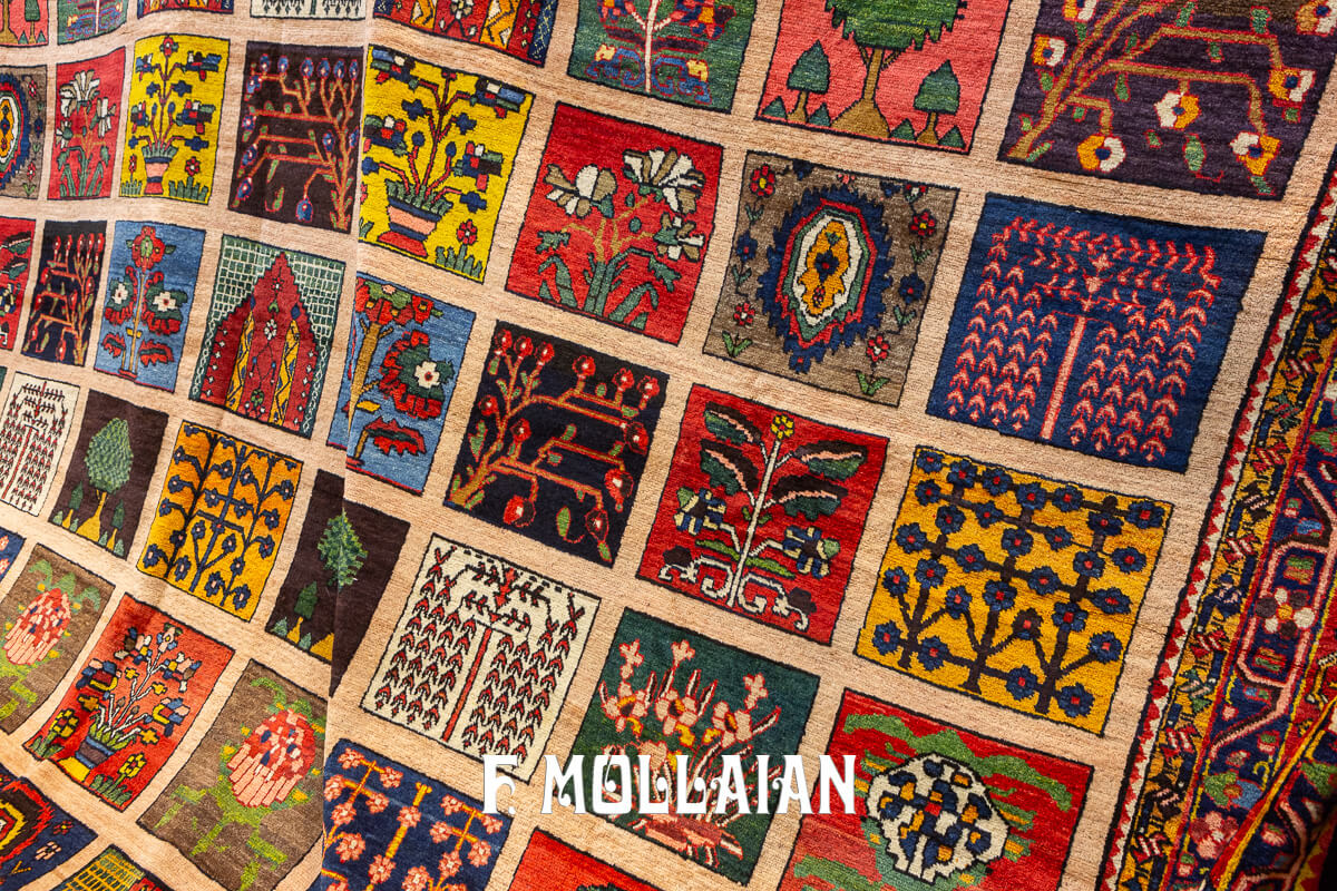 Bakhtiari Rug Very Large Garden Design n°:818996